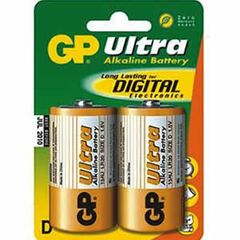 GP ULTRA ALKALINE BATTERY LR20 2pcs
