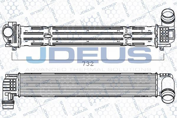 Carro Ψυγείο Intercooler 2.0 DCi (655x105x100) κατάλληλο για RENAULT SCENIC/GRAND SCENIC 2009-2012 (JZ0/JZ1) / 144960023R - 1 Τεμ