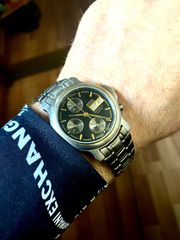 BWC chronograph TITANIUM RHODOS SWISS AUTOMATIC -thumb-5