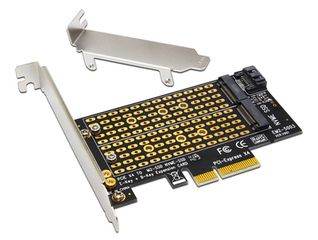 POWERTECH κάρτα επέκτασης PCIe x4 σε M.2 Key M + B NVMe TOOL-0049
