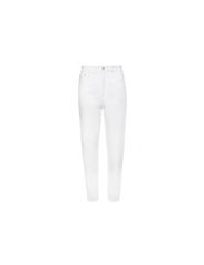 Calvin Klein Ψηλόμεσο Γυναικείο Jean Παντελόνι σε Mom Εφαρμογή Λευκό J20J218514-1AA