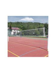 Black volleyball net with antennae-thumb-7