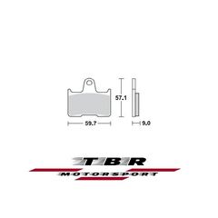 ΤΑΚΑΚΙ BRAKE PADS TBR875 HONDA  CB 1300 98