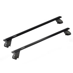 Μπάρες οροφής Wing Profile HAKΡ μαύρες για Peugeot 508 (I) STW (Closed Rails)
