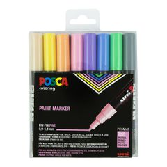 Posca - PC3M - Fine Tip Pen - Pastel, 8 pc / Toys
