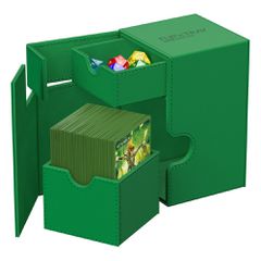 Ultimate Guard Flip`n`Tray 100+ XenoSkin Monocolor Green-thumb-3