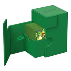 Ultimate Guard Flip`n`Tray 100+ XenoSkin Monocolor Green-thumb-1