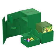 Ultimate Guard Flip`n`Tray 100+ XenoSkin Monocolor Green-thumb-2