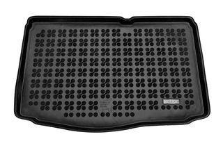 Sahler Πατάκι Σκαφάκι 3D Από Λάστιχο για πορτ-μπαγκάζ για Hyundai i20 Premium / Comfort 2014+ - Κάτω Πάτωμα - Μαύρο 1 Τεμάχιο