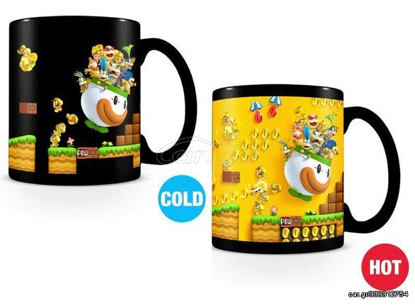 Pyramid Super Mario - Gold Coin Rush Heat Change Mug (315ml) (SCMG24854)