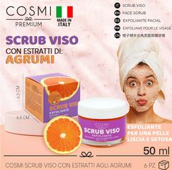 Cosmi Milano Scrub προσωπου Πορτοκάλι 50ml