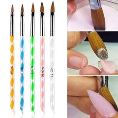 Σετ 5 Πινέλα ακρυλικό νυχιών Nail Art, για Ακρυλικό Χτίσιμο Νυχιών