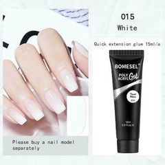 Gel χτισίματος, Bomesel Builder, λευκο Gel Νυχιών 015, 60ml, globalnail