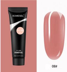 Gel χτισίματος, Bomesel Builder, καφε Gel Νυχιών 008, 60ml globalnail