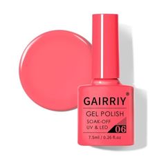 GAIRRIY Ημιμόνιμο, επαγγελματικό βερνίκι, 7,5ml Soak-off UV/LED 06