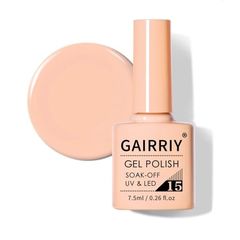 GAIRRIY Ημιμόνιμο, επαγγελματικό βερνίκι, 7,5ml Soak-off UV/LED 15