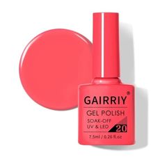 GAIRRIY Ημιμόμο, επαγγελματικό βερνίκι, 7,5ml Soak-off UV/LED 20