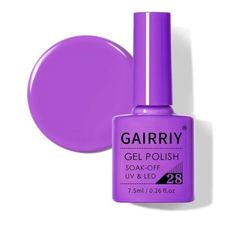 GAIRRIY Ημιμόνιμο, επαγγελματικό βερνίκι, 7,5ml Soak-off UV/LED 28