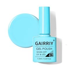 GAIRRIY Ημιμόνιμο, επαγγελματικό βερνίκι, 7,5ml Soak-off UV/LED 42