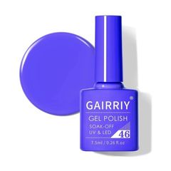 GAIRRIY Ημιμόνιμο, επαγγελματικό βερνίκι, 7,5ml Soak-off UV/LED 46