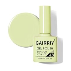 GAIRRIY Ημιμόνιμο, επαγγελματικό βερνίκι, 7,5ml Soak-off UV/LED 48