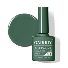 GAIRRIY Ημιμόνιμο, επαγγελματικό βερνίκι, 7,5ml Soak-off UV/LED 51