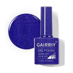 GAIRRIY Ημιμόνιμο, επαγγελματικό βερνίκι, 7,5ml Soak-off UV/LED 72