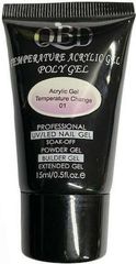 QBD Θερμικό Acrylic Gel 01 15ml Thermal gel Extension Nail Polish αλλαγής χρώματος