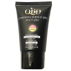 Gel χτισίματος ημερας, νυκτας, Acrygel QBD, Luminous 05 Com Poppy 15ml