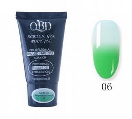 QBD Θερμικό Acrylic Gel 06 15ml Thermal gel Extension Nail Polish αλλαγής χρώματος