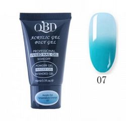 QBD Θερμικό Acrylic Gel 07 15ml Thermal gel Extension Nail Polish αλλαγής χρώματος