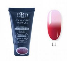 QBD Θερμικό Acrylic Gel 11 15ml Thermal gel Extension Nail Polish αλλαγής χρώματος