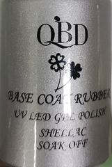 qbd rubber,  Βάση καουτσούκ για ημιμόνιμο μανικιούρ 12ml