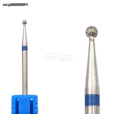 φρεζακι νυχιων διαμαντε μπαλα μικρη 2mm