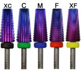 Φρέζα Καρβιδίου χαμαιλεων, Fine Rainbow, 5 σε 1 για Gel και Ακρυλικό