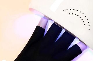 Γάντια Nail Art ζευγος Προστατευτικό κάλυμμα για τα δάχτυλα-thumb-2