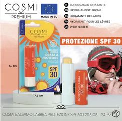COSMI Lip Balm λιποζάν για χείλη ενυδάτωση και προστασία SPF30