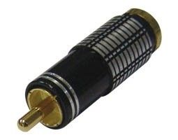 CONNECTOR RCA ΑΡΣΕΝΙΚΟ ΑΛΟΥΜΙΝΙΟΥ ΕΠΙΧΡΥΣΟ ΜΕ ID7mm