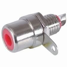 CONNECTOR RCA ΘΗΛΥΚΟ ΓΙΑ ΣΑΣΙ ΚΟΚΚΙΝΟ