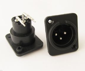 ΑΡΣΕΝΙΚΟΣ XLR CONNECTOR ΓΙΑ ΠΛΑΚΕΤΑ