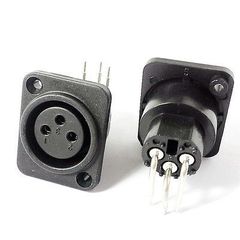 ΘΗΛΥΚΟΣ XLR CONNECTOR ΓΙΑ ΠΛΑΚΕΤΑ