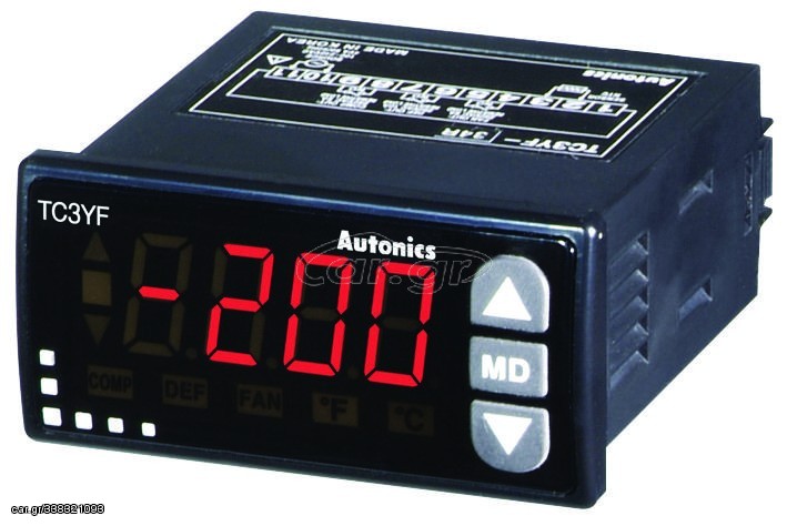 ΘΕΡΜΟΜΕΤΡΟ PANEL METER ΜΕ ΕΞΟΔΟ 2 ΡΕΛΕ