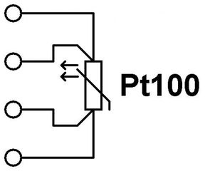 THERMOMETER SENSOR PT100 Φ6.4 100mm-thumb-1