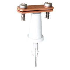 Στήριγμα ταινιών χάλκινο max 30x4mm Cu με μακρύ L36 αποστάτη για χρήση σε τοιχοποιία ,μπετό & εξωτ/κούς χώρους