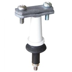 Στήριγμα ταινιών max 30x4mm St/tZn στεγανό με ελαστική βάση για χρήση σε κεραμμύδια, μεταλλικές οροφές & μεταλλικά κτίρια