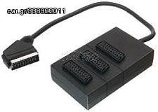 ΔΙΑΚΛΑΔΩΤΗΣ SCART BOX 3 IN 1