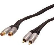2RCA-2RCA ΚΑΛΩΔΙΟ ΕΠΙΧΡΥΣΟ 2.5M ΑΡΣ.-ΘHΛ.