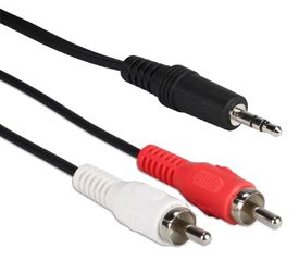 ΑΠΛΟ 2 Χ RCA ΑΡΣΕΝΙΚΟ - 3.5mm ΑΡΣΕΝΙΚΟ 5M