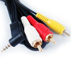 ΑΠΛΟ 3 Χ RCA ΑΡΣ - 3.5mm ΑΡΣ 4CH 1.8M