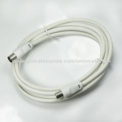 ΑΠΛΟ ΚΑΛΩΔΙΟ RF ΑΡΣ - ΘΗΛ 2,5Μ ΑΣΠΡΟ-thumb-1